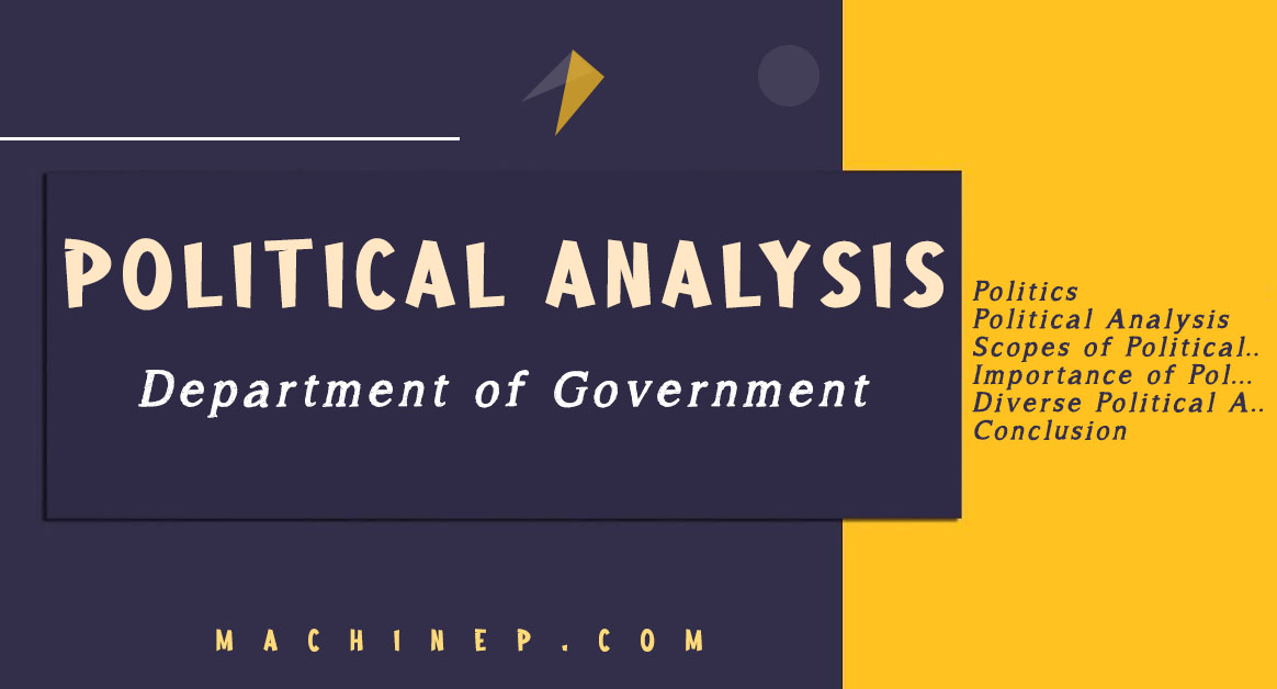 What Is Political Analysis According To Scholars